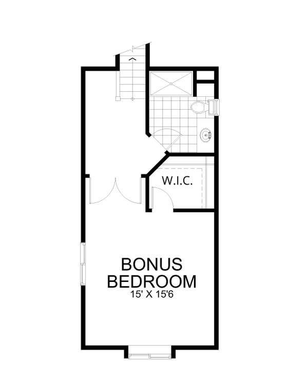Home Plan - European Floor Plan - Upper Floor Plan #112-227