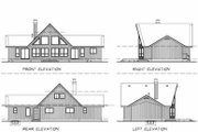 Cabin Style House Plan - 3 Beds 2 Baths 1659 Sq/Ft Plan #47-437 