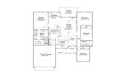 European Style House Plan - 4 Beds 2 Baths 2068 Sq/Ft Plan #69-432 