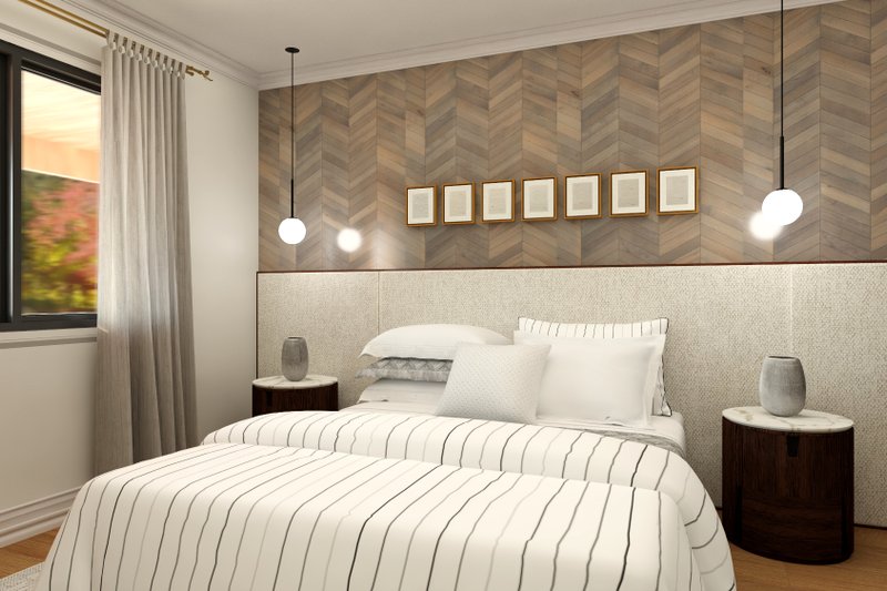 House Plan Design - Interior - Bedroom 4 for Barndominium House Plan #1064-381 - 3 bed, 2.5 bath