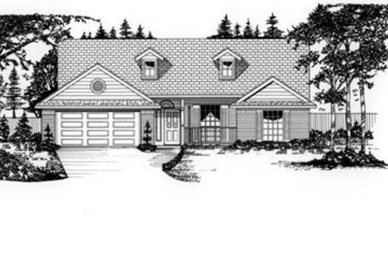 House Plan Design - Traditional Exterior - Front Elevation Plan #62-105