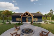 Cabin Style House Plan - 3 Beds 2 Baths 2000 Sq/Ft Plan #1092-1 