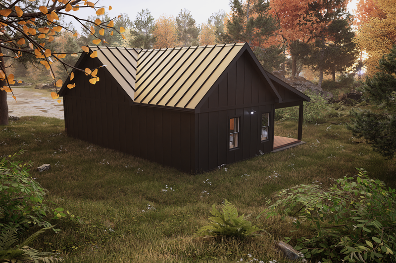 Architectural House Design - Exterior - Other Elevation 1 for Cabin House Plan #1116-27 - 2 bed, 2 bath