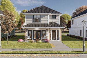 Traditional Exterior - Front Elevation Plan #455-365