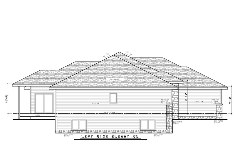 House Plan Design - Exterior - Other Elevation for Contemporary House Plan #20-2484 - 3 bed, 2 bath