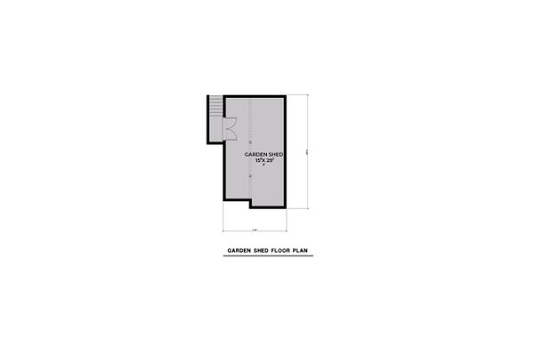 Contemporary Floor Plan - Lower Floor Plan #1070-193