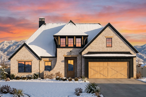 House Blueprint - Exterior - Front Elevation for Cottage House Plan #1096-107 - 4 bed, 2 bath