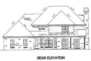 European Style House Plan - 4 Beds 4.5 Baths 3455 Sq/Ft Plan #16-231 Exterior 