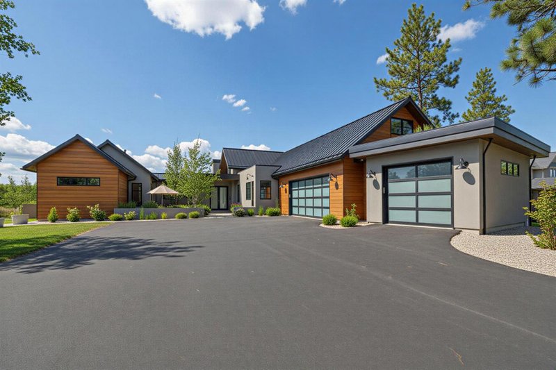 Architectural House Design - Contemporary Exterior - Front Elevation Plan #892-21