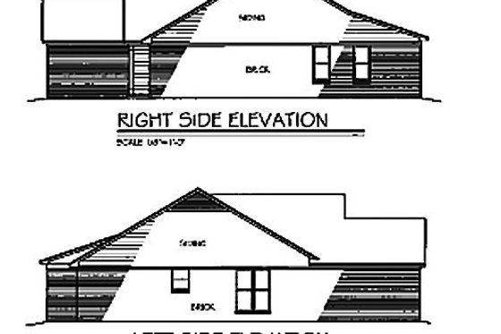 Exterior - Other Elevation 1 for Traditional House Plan #329-108 - 2 bed, 2 bath