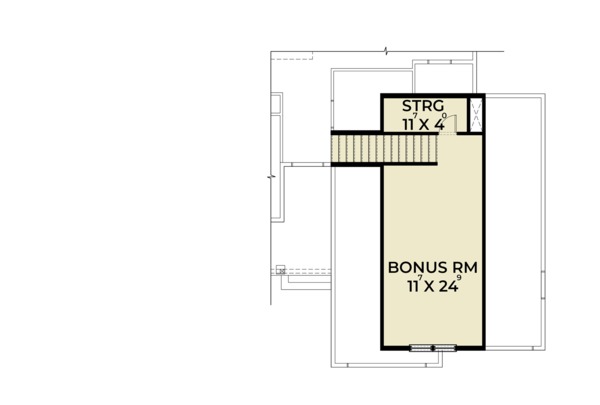 Dream House Plan - Optional Bonus Level
