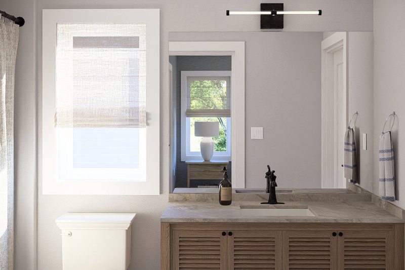 Home Plan - Interior - Master Bathroom for Craftsman House Plan #455-719 - 3 bed, 2.5 bath