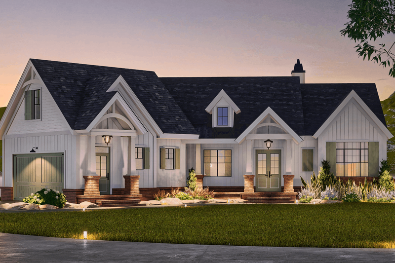 House Design - Exterior - Front Elevation 4 for Craftsman House Plan #119-457 - 3 bed, 2.5 bath