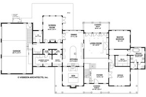 Floor Plan - Main Floor for Country House Plan #928-276 - 4 bed, 4.5 bath