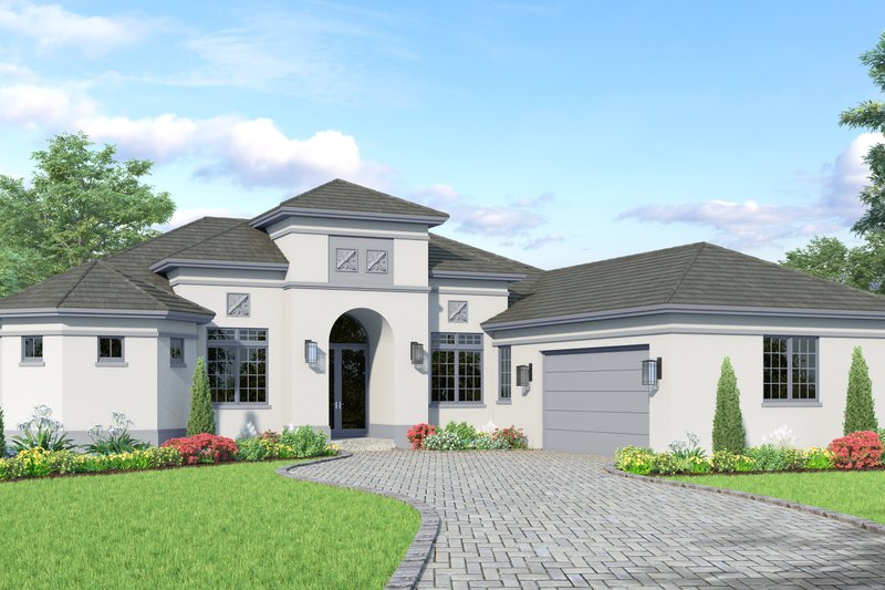 Dream House Plan - Ranch Exterior - Front Elevation Plan #930-487