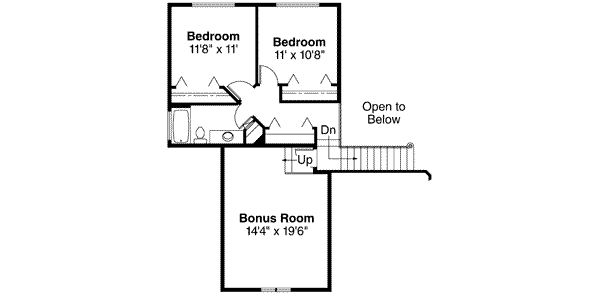 Dream House Plan - Floor Plan - Upper Floor Plan #124-276