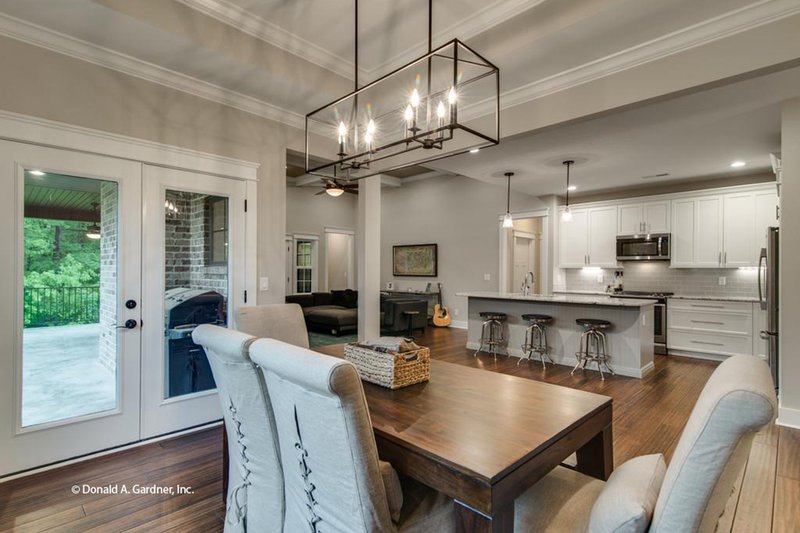 Architectural House Design - Interior - Dining Room for Craftsman House Plan #929-869 - 3 bed, 3 bath