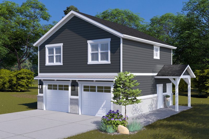 Architectural House Design - Farmhouse Exterior - Front Elevation Plan #1060-244