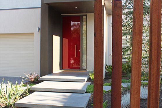 Modern style Home, front door