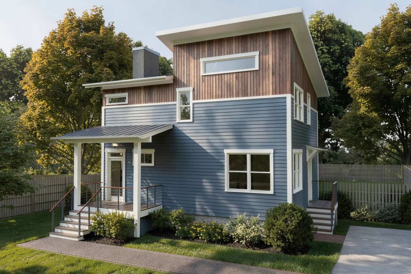 Home Plan - Modern Exterior - Front Elevation Plan #79-365