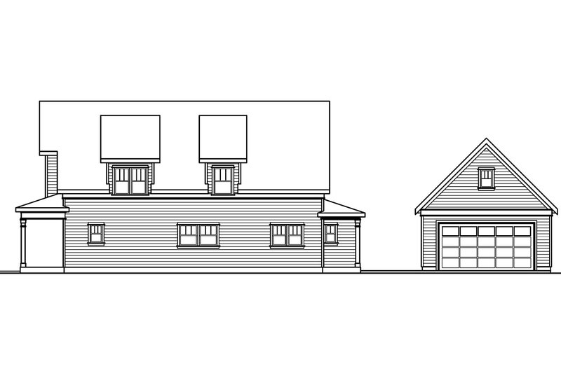 Home Plan - Exterior - Other Elevation 1 for Country House Plan #124-682 - 3 bed, 2.5 bath
