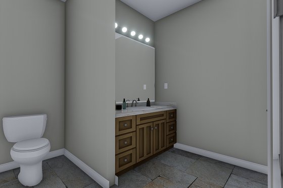 Interior - Master Bathroom for Traditional House Plan #1060-54 - 4 bed, 3 bath
