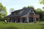 Barndominium Style House Plan - 3 Beds 3 Baths 1578 Sq/Ft Plan #932-706 