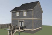Craftsman Style House Plan - 2 Beds 3 Baths 1221 Sq/Ft Plan #79-364 