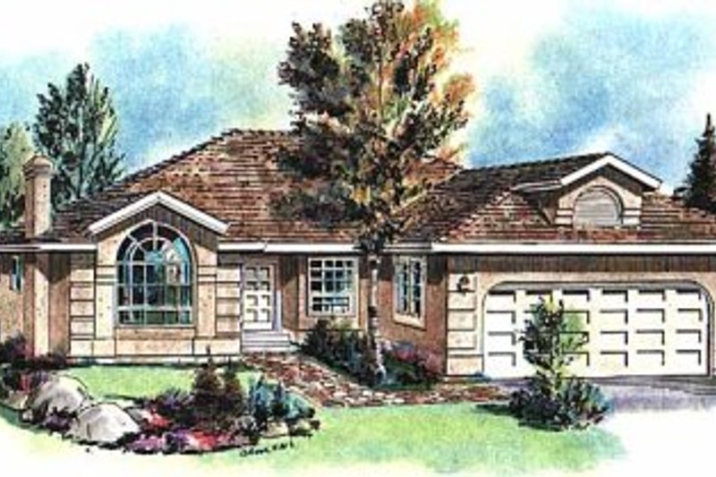 Dream House Plan - Ranch Exterior - Front Elevation Plan #18-145