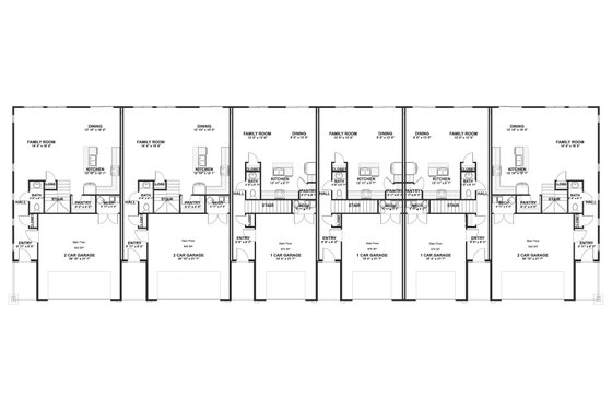 Floor Plan - Main Floor for Farmhouse House Plan #1060-317 - 18 bed, 12 bath