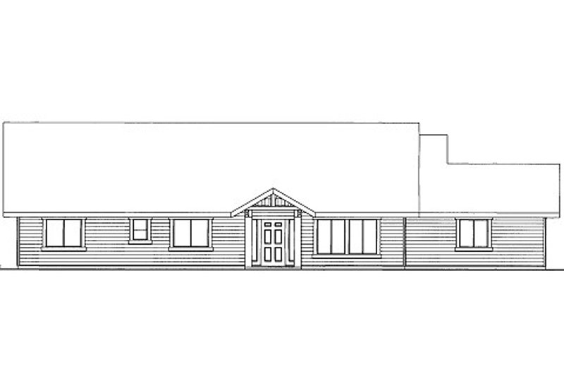 Home Plan - Ranch Exterior - Front Elevation Plan #117-780