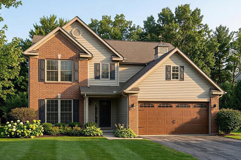 Home Plan - Traditional Exterior - Front Elevation Plan #22-463