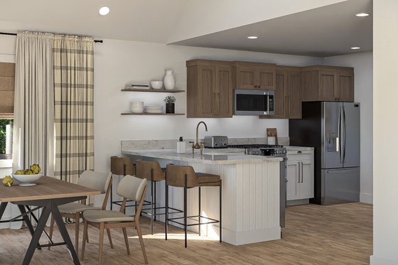 Interior - Kitchen 1 for Barndominium House Plan #455-345 - 3 bed, 3 bath