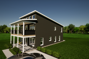 Country Style House Plan - 3 Beds 2.5 Baths 1969 Sq/Ft Plan #1116-25 Exterior 