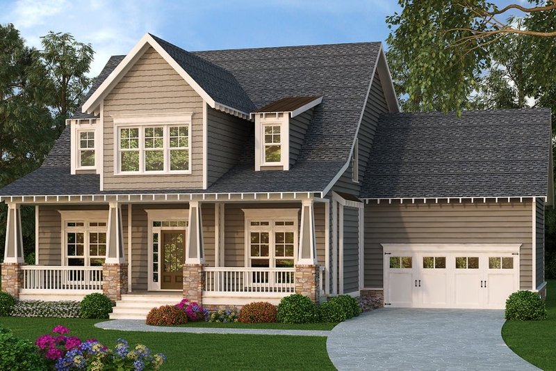Bungalow Style House Plan - 4 Beds 2.5 Baths 2761 Sq/Ft Plan #419-298