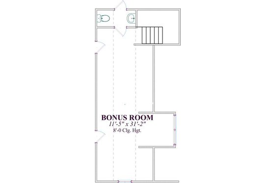 Floor Plan - Other Floor for Traditional House Plan #63-141 - 4 bed, 2.5 bath