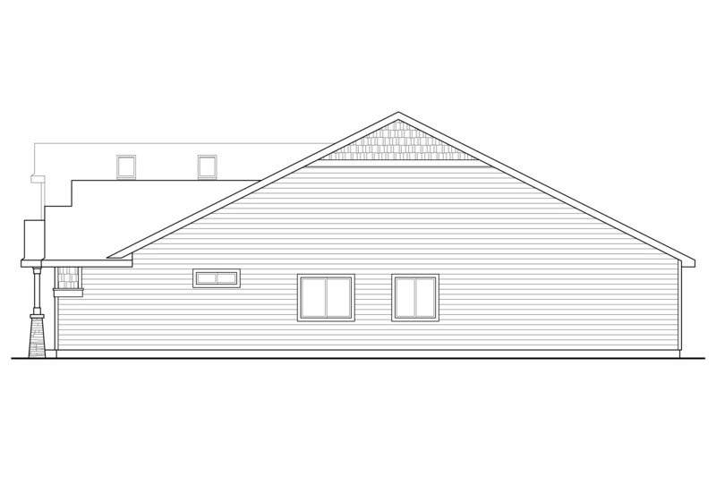 Home Plan - Exterior - Other Elevation 1 for Craftsman House Plan #124-867 - 3 bed, 2.5 bath