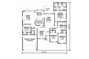 Traditional Style House Plan - 4 Beds 3 Baths 2441 Sq/Ft Plan #65-123 