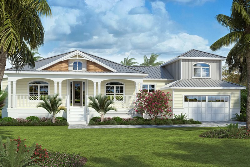 Dream House Plan - Cottage Exterior - Front Elevation Plan #938-86