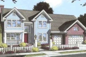 Traditional Exterior - Front Elevation Plan #20-1834