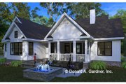 Ranch Style House Plan - 3 Beds 2 Baths 1578 Sq/Ft Plan #929-1094 Exterior 