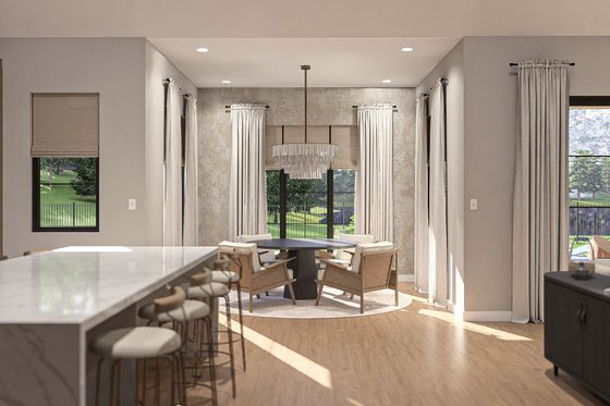 Interior - Dining Room for Modern House Plan #455-369 - 3 bed, 2.5 bath
