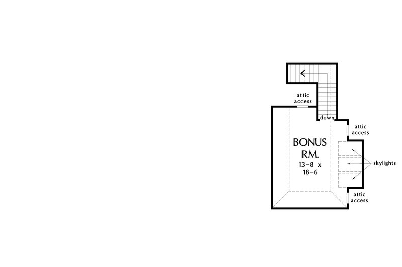 Architectural House Design - Floor Plan - Upper Floor for Ranch House Plan #929-1049 - 4 bed, 3 bath