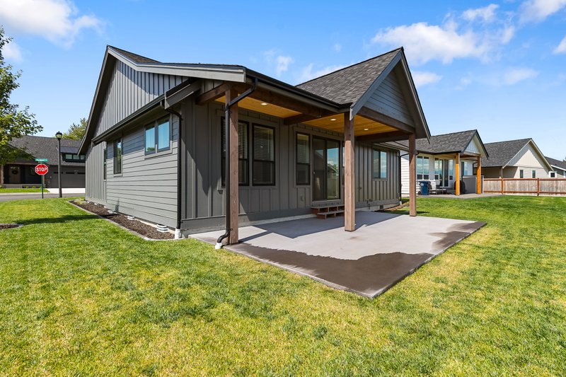 Home Plan - Exterior - Covered Porch for Farmhouse House Plan #1070-250 - 3 bed, 2 bath
