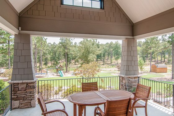 Exterior - Outdoor Living for European House Plan #929-1 - 4 bed, 4 bath