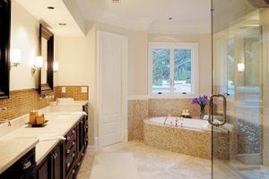 Interior - Master Bathroom for Mediterranean House Plan #930-86 - 4 bed, 3.5 bath
