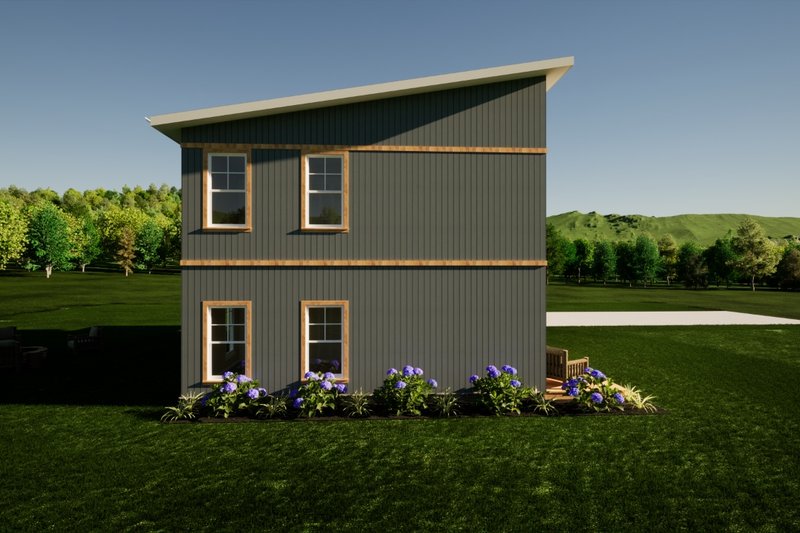 Architectural House Design - Exterior - Other Elevation 8 for Modern House Plan #1116-53 - 3 bed, 3 bath