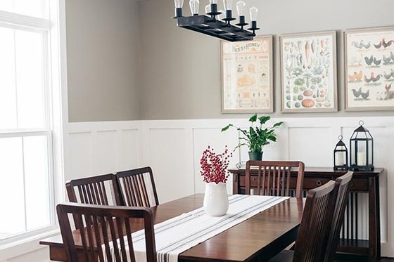 Interior - Dining Room for Country House Plan #17-2148 - 4 bed, 3.5 bath