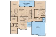 European Style House Plan - 4 Beds 3 Baths 2071 Sq/Ft Plan #923-28 