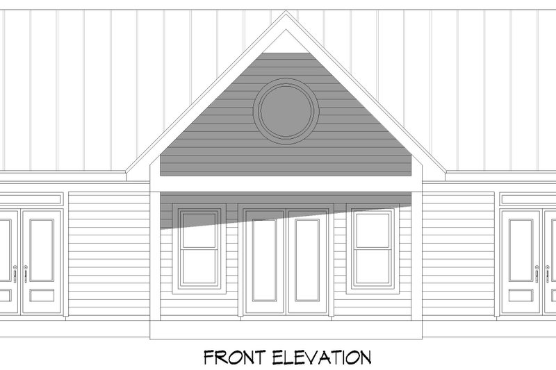 Dream House Plan - Exterior - Front Elevation 3 for Contemporary House Plan #932-1179 - 2 bed, 1.5 bath